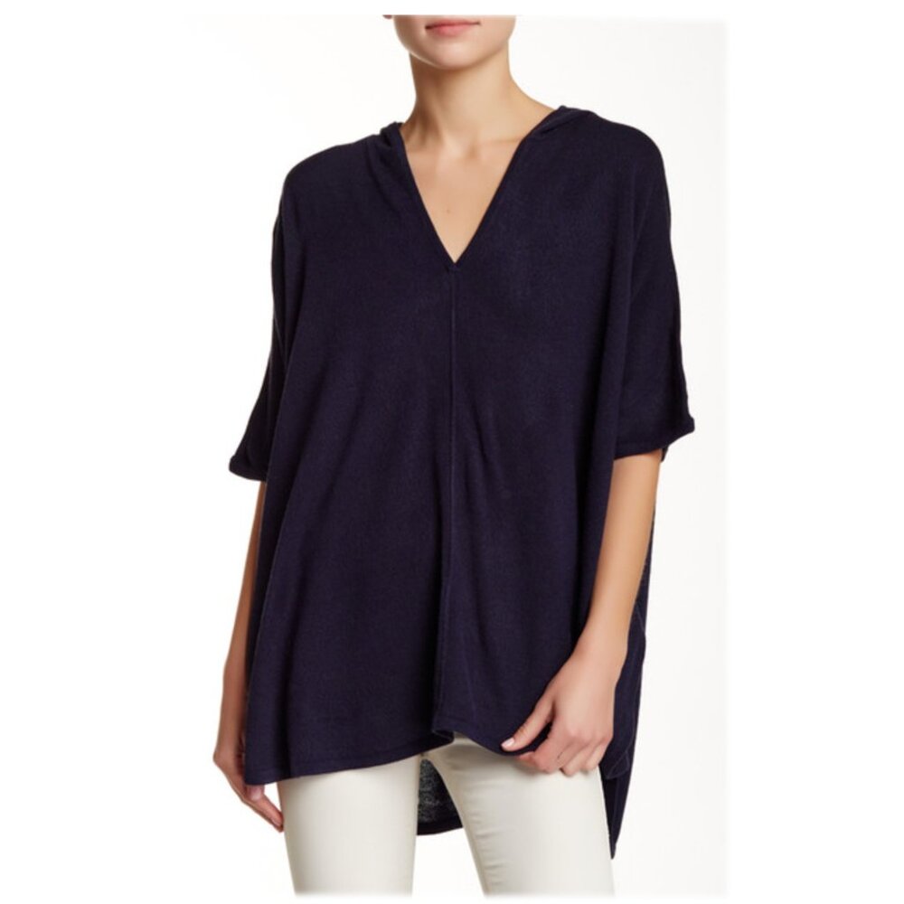 NWT-Sweet Romeo Hooded Poncho, Midnight, Medium